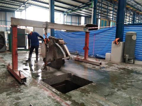 งานตัดพื้นคอนกรีต